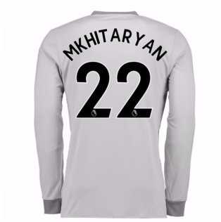 2017-2018 Man United Long Sleeve Third Shirt (Mkhitaryan 22)