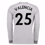 2017-2018 Man United Long Sleeve Third Shirt (Valencia 25)