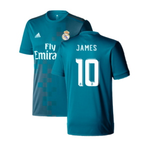 2017-2018 Real Madrid Third Shirt (James 10)