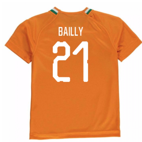 2018-19 Ivory Coast Home Shirt (Bailly 21)