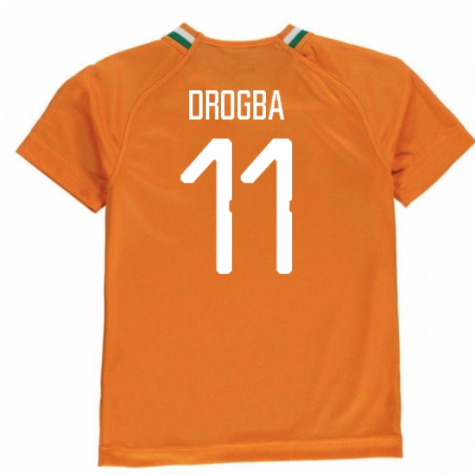 2018-19 Ivory Coast Home Shirt (Drogba 11)