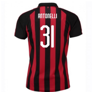 2018-2019 AC Milan Puma Home Football Shirt (Antonelli 31)