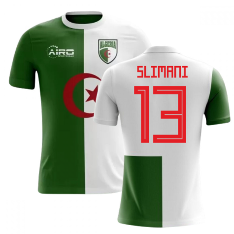 2023-2024 Algeria Home Concept Football Shirt (Slimani 13)