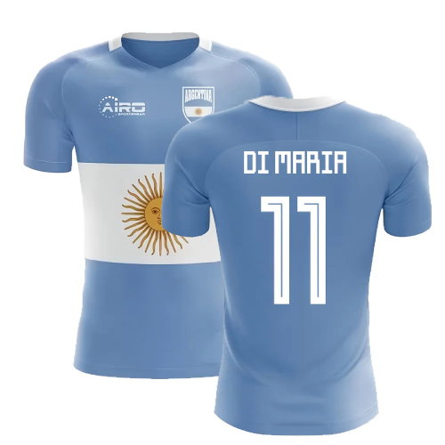 2025-2026 Argentina Flag Concept Football Shirt (Di Maria 11)
