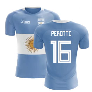 2022-2023 Argentina Flag Concept Football Shirt (Perotti 16)