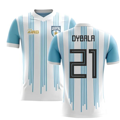 2025-2026 Argentina Home Concept Football Shirt (Dybala 21)