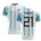 2023-2024 Argentina Home Concept Football Shirt (Dybala 21)