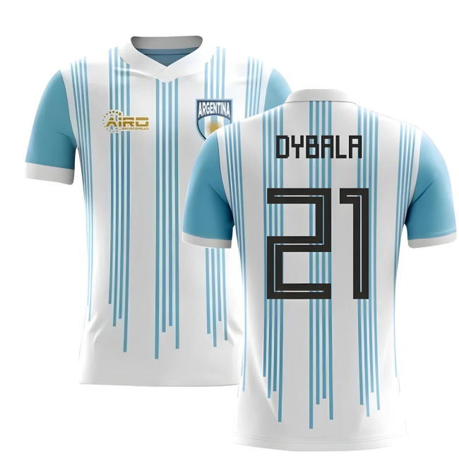 2025-2026 Argentina Home Concept Football Shirt (Dybala 21)