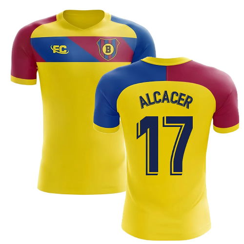2018-2019 Barcelona Fans Culture Away Concept Shirt (Alcacer 17)