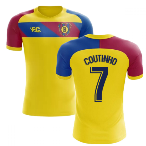 2018-2019 Barcelona Fans Culture Away Concept Shirt (Coutinho 7)  2018-2019 Barcelona Fans Culture Away Concept Shirt (Coutinho 7)