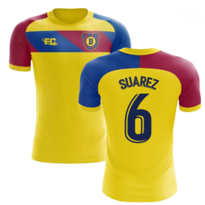 2018-2019 Barcelona Fans Culture Away Concept Shirt (Suarez 6) - Kids (Long Sleeve)