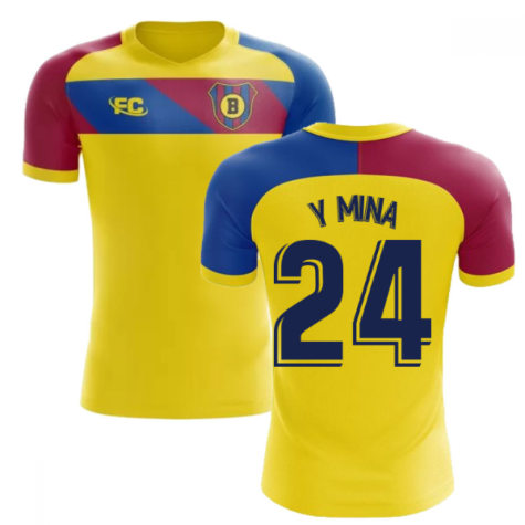 2018-2019 Barcelona Fans Culture Away Concept Shirt (Y Mina 24) - Womens
