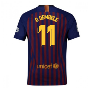 2018-2019 Barcelona Home Nike Football Shirt (O Dembele 11)