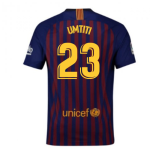 2018-2019 Barcelona Home Nike Football Shirt (Umtiti 23)