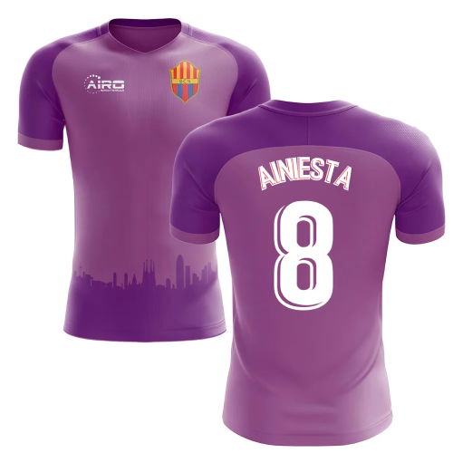 2025-2026 Barcelona Third Concept Football Shirt (A.Iniesta 8)