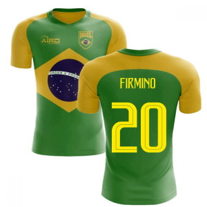 2025-2026 Brazil Flag Concept Football Shirt (Firmino 20)