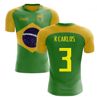 2020-2021 Brazil Flag Concept Football Shirt (R Carlos 3)