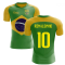 2023-2024 Brazil Flag Concept Football Shirt (Ronaldinho 10)