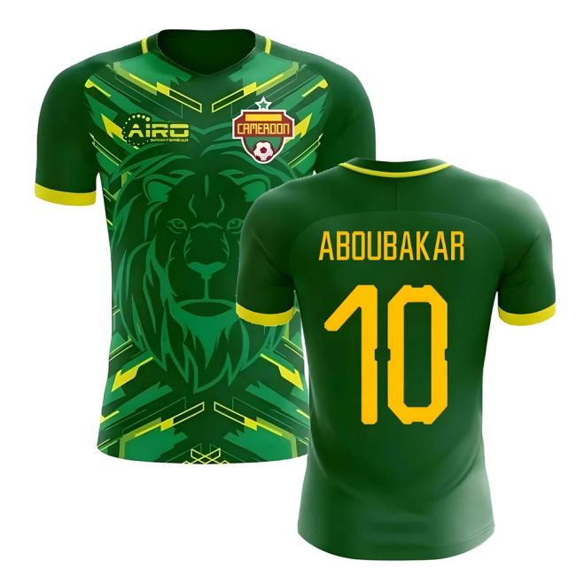 2025-2026 Cameroon Home Concept Football Shirt (Aboubakar 10)