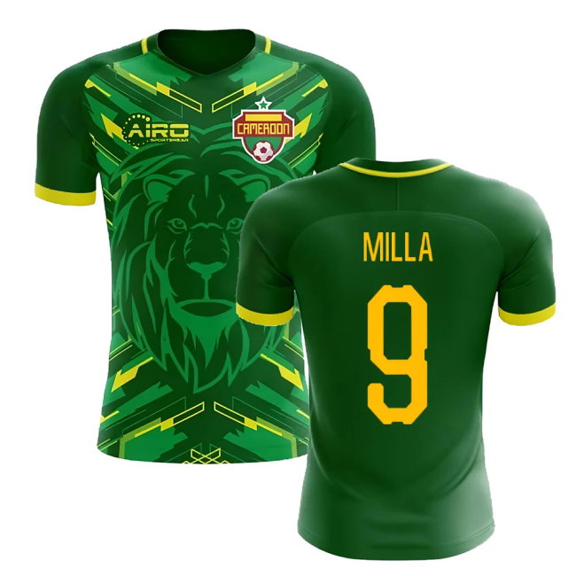 2025-2026 Cameroon Home Concept Football Shirt (Milla 9)