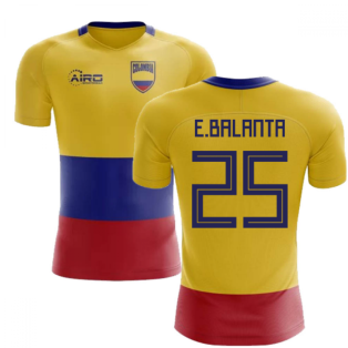 2023-2024 Colombia Flag Concept Football Shirt (E.Balanta 25)