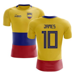 2025-2026 Colombia Flag Concept Football Shirt (James 10)