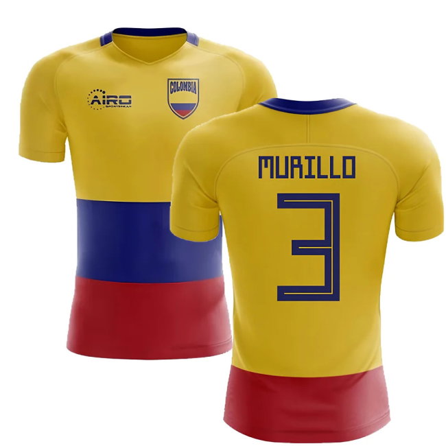 2025-2026 Colombia Flag Concept Football Shirt (Murillo 3)