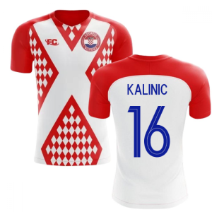 2018-2019 Croatia Fans Culture Home Concept Shirt (Kalinic 16) - Womens