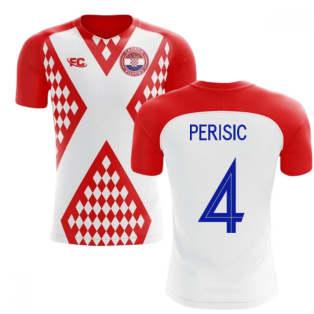 2018-2019 Croatia Fans Culture Home Concept Shirt (Perisic 4) - Kids