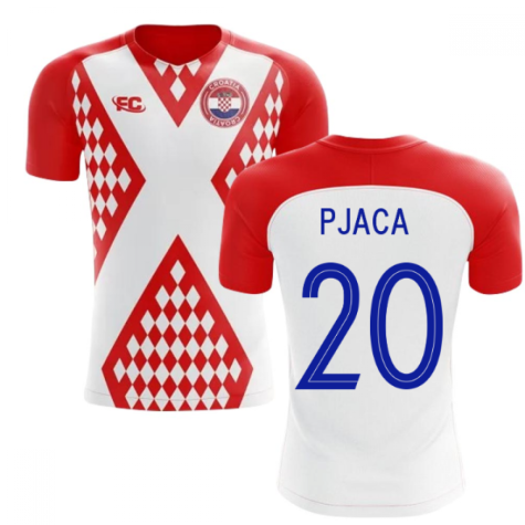 2018-2019 Croatia Fans Culture Home Concept Shirt (Pjaca 20) - Little Boys
