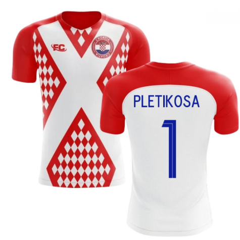 2018-2019 Croatia Fans Culture Home Concept Shirt (Pletikosa 1) - Little Boys