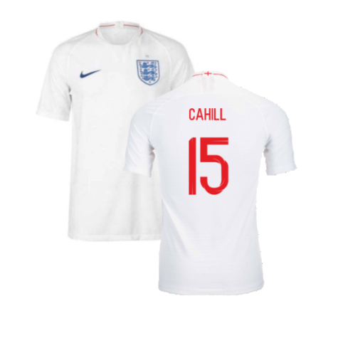 2018-2019 England Authentic Home Shirt (Cahill 15)