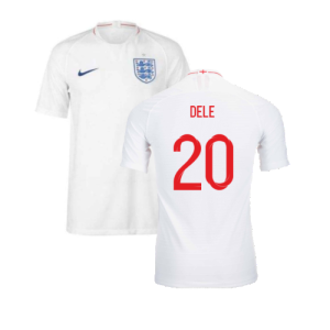 2018-2019 England Authentic Home Shirt (Dele 20)