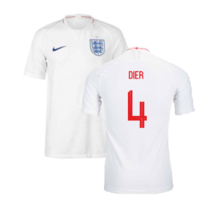 2018-2019 England Authentic Home Shirt (Dier 4)