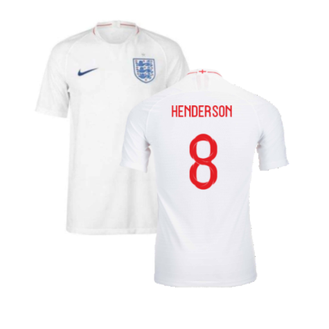 2018-2019 England Authentic Home Shirt (Henderson 8)