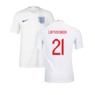 2018-2019 England Authentic Home Shirt (Loftus-Cheek 21)