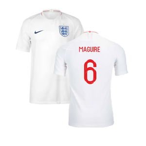 2018-2019 England Authentic Home Shirt (Maguire 6)