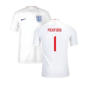 2018-2019 England Authentic Home Shirt (Pickford 1)