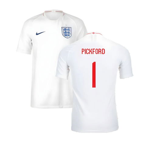 2018-2019 England Authentic Home Shirt (Pickford 1)