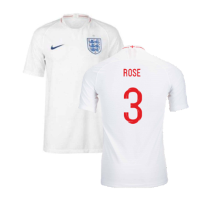 2018-2019 England Authentic Home Shirt (Rose 3)