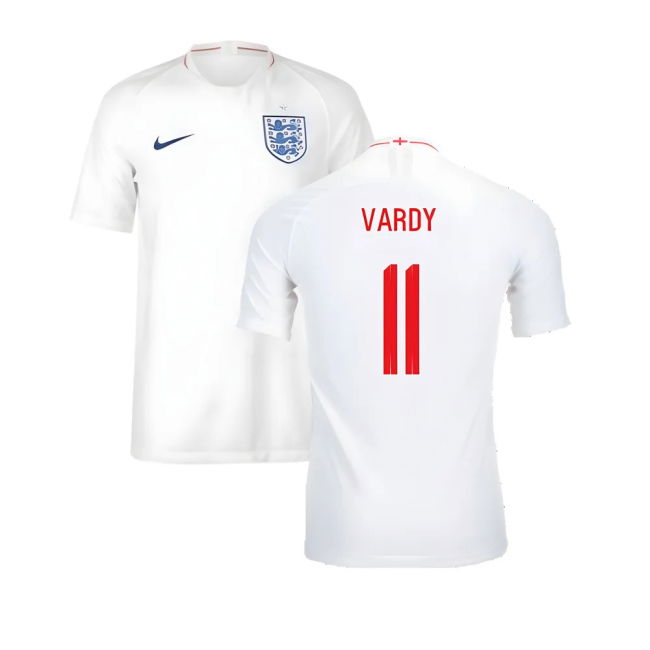 2018-2019 England Authentic Home Shirt (Vardy 11)