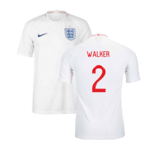 2018-2019 England Authentic Home Shirt (Walker 2)