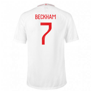 2018-2019 England Home Nike Football Shirt (Beckham 7)