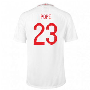 2018-2019 England Home Nike Football Shirt (Pope 23) - Kids