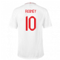 2018-2019 England Home Nike Football Shirt (Rooney 10)