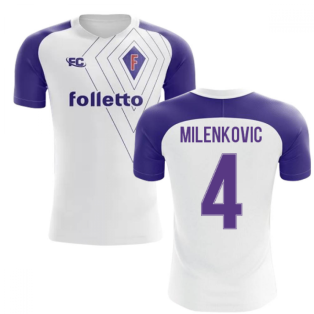 2018-2019 Fiorentina Fans Culture Away Concept Shirt (Milenkovic 4) - Kids