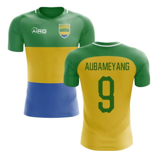 2025-2026 Gabon Home Concept Football Shirt (Aubameyang 9)
