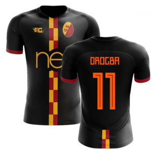 2018-2019 Galatasaray Fans Culture Away Concept Shirt (Drogba 11) - Little Boys