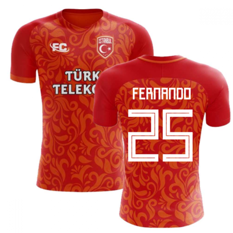 2018-2019 Galatasaray Fans Culture Home Concept Shirt (Fernando 25) - Little Boys
