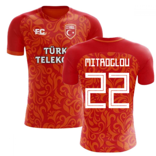 2018-2019 Galatasaray Fans Culture Home Concept Shirt (Mitroglou 22) - Little Boys